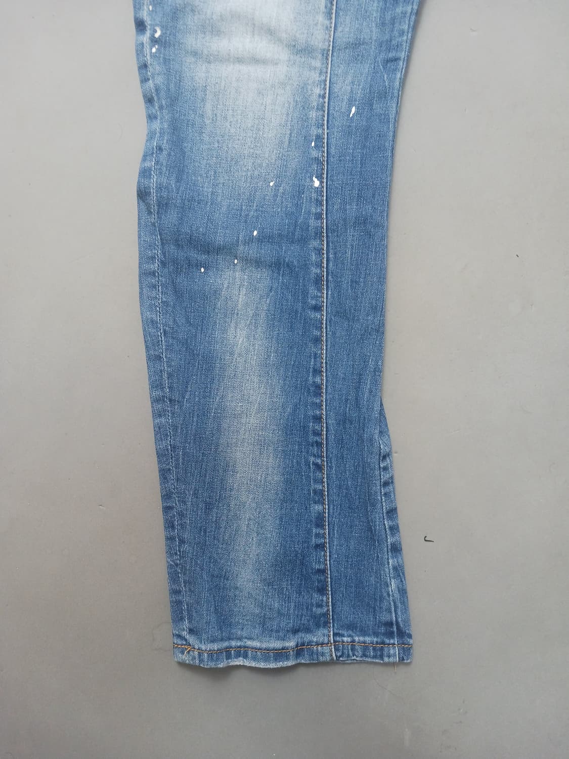 [34] 디스퀘어드2 네온페인팅 타이디 바이커진 청바지 상품이미지3