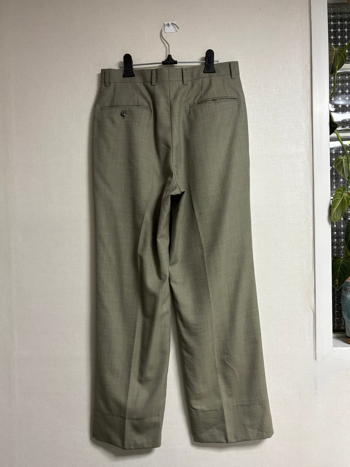 크리스챤 디올 투턱 슬랙스 카키 상품이미지2