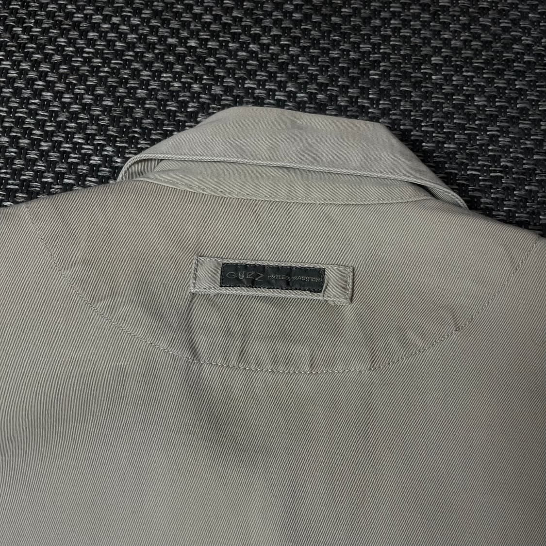 GUZZ 연베이지 자수로고 코튼 스윙 자켓 95 상품이미지8