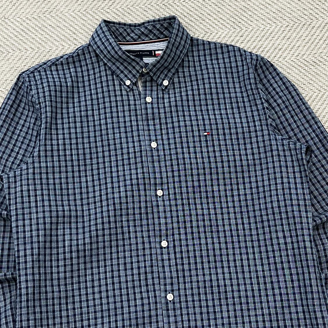 타미힐피거 체크 셔츠 r3449 상품이미지3