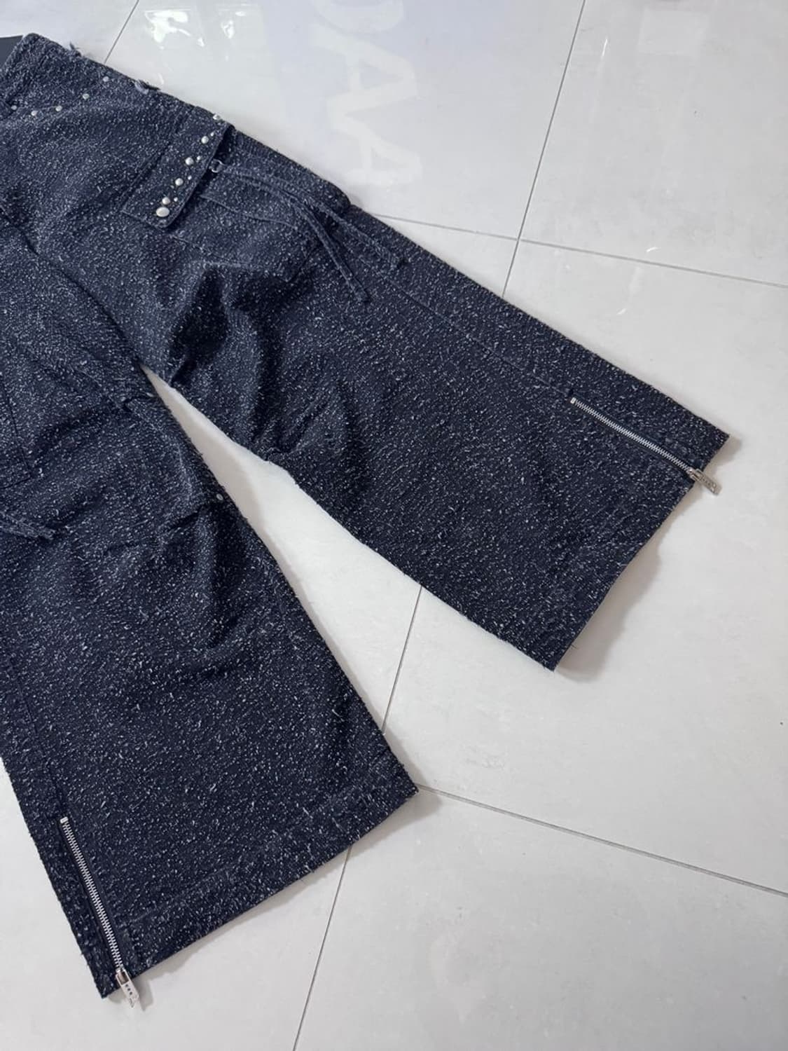 NEEDLE STUD WIDE PANT 니들 스터드 와이드 팬츠 상품이미지9