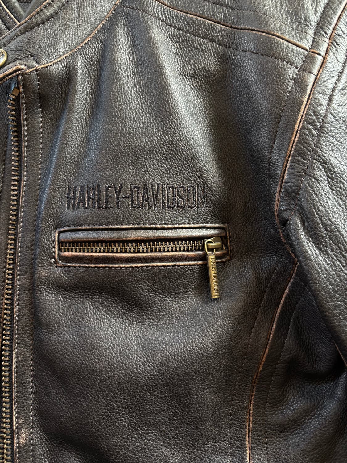 Harley davidson 할리 데이비슨 가죽 자켓 상품이미지4