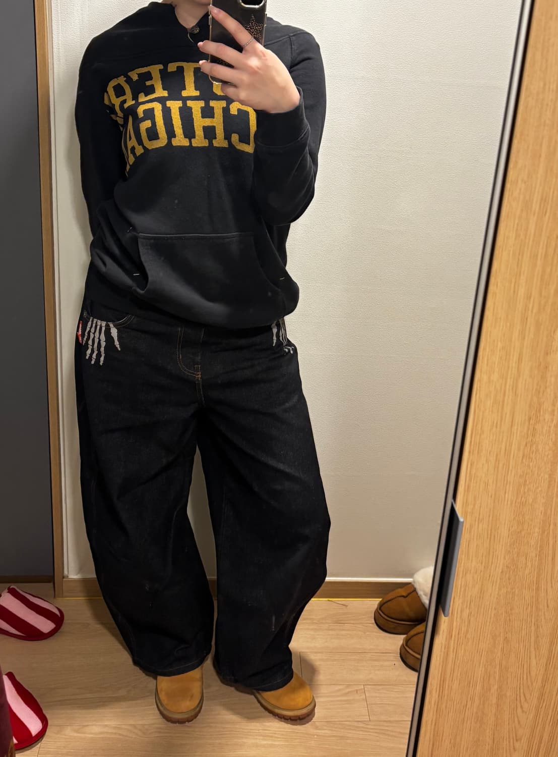 9090 본핸드 생지데님 L사이즈 상품이미지8