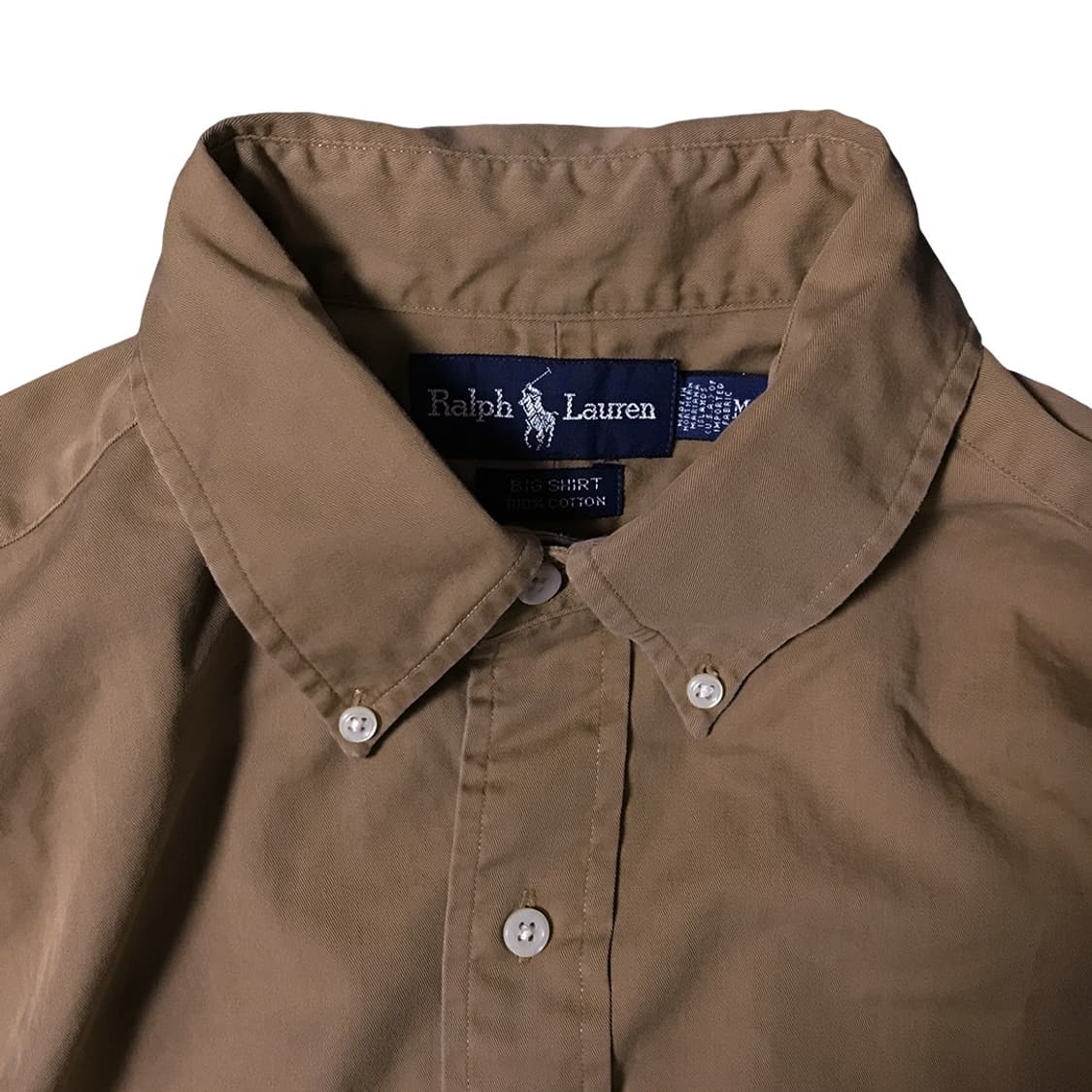 폴로 빅셔츠 브라운 M 상품이미지2