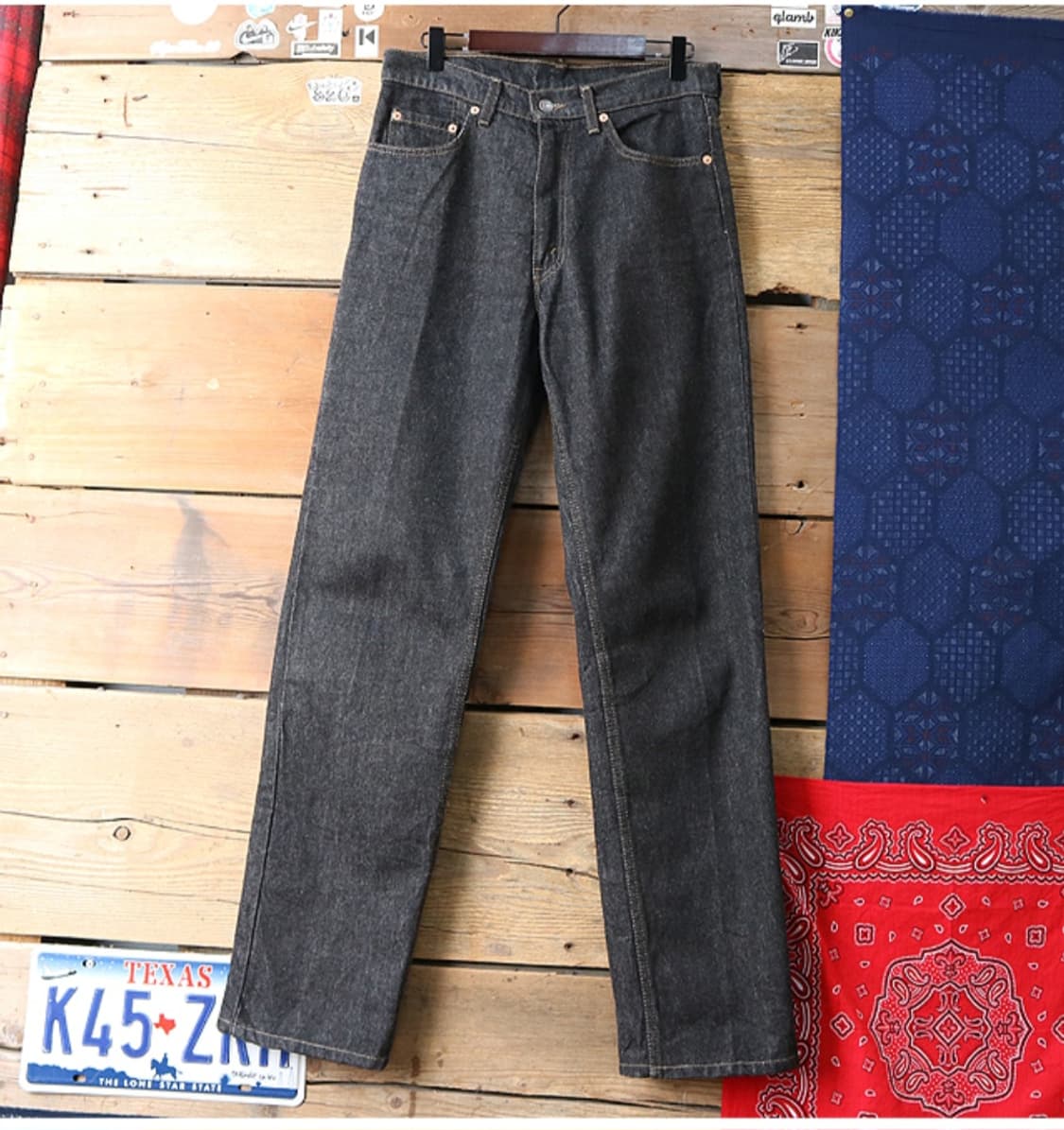 
일본판 90s levis 리바이스 515 빈티지 흑청데님 30사이즈  상품이미지2