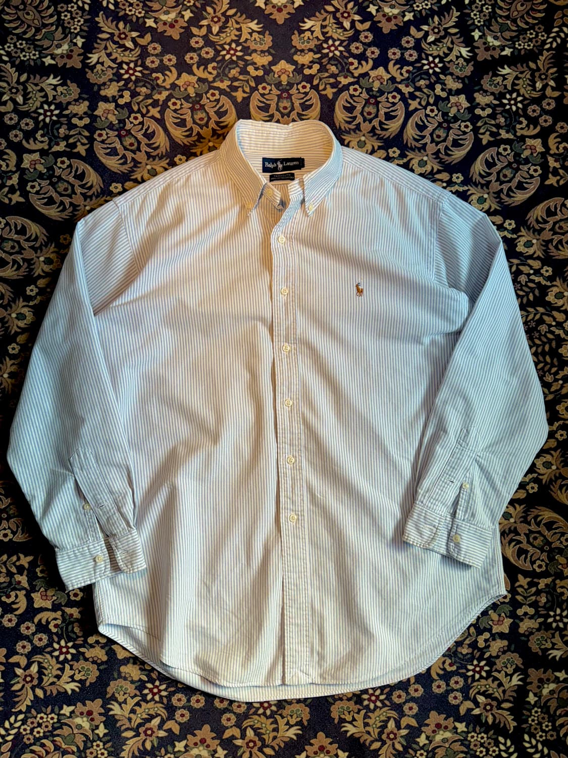 폴로 Yamouth 캔디스트라이프 버튼다운 옥스포드 셔츠 상품이미지1