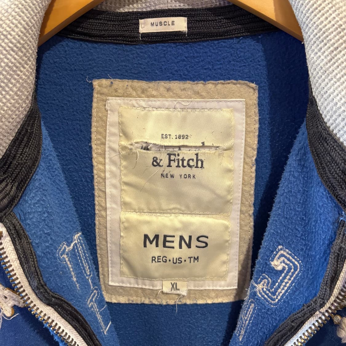 아베크롬비 블루 후드집업 상품이미지5