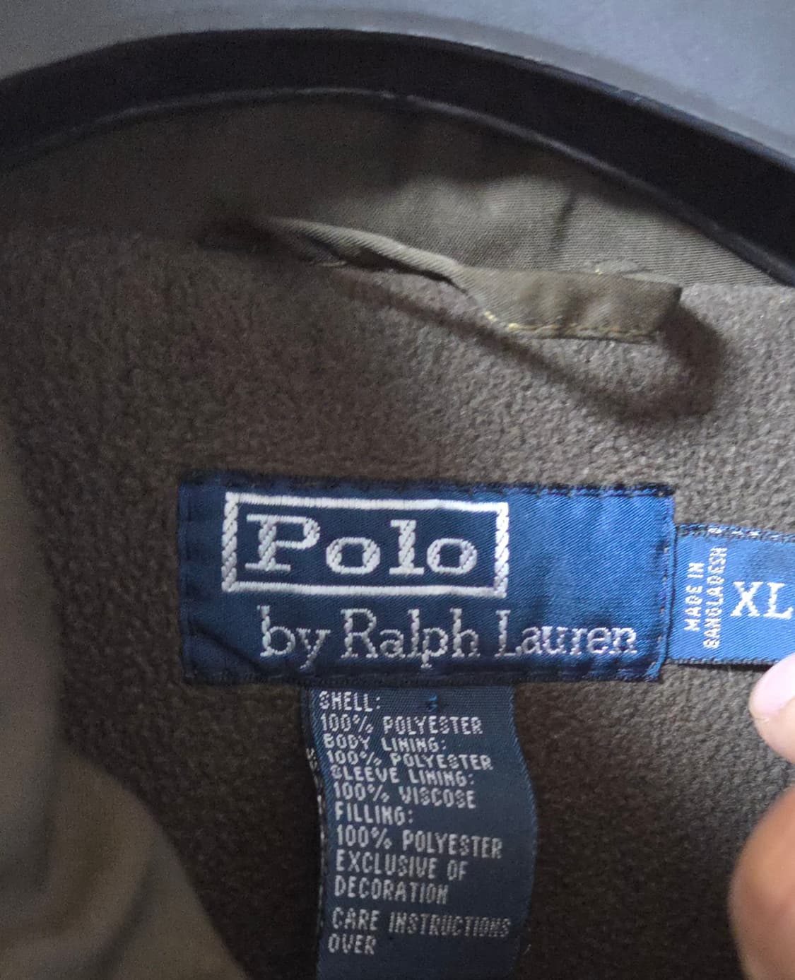 (착샷) 폴로 랄프로렌 페리 자켓 올리브 브라운  상품이미지5