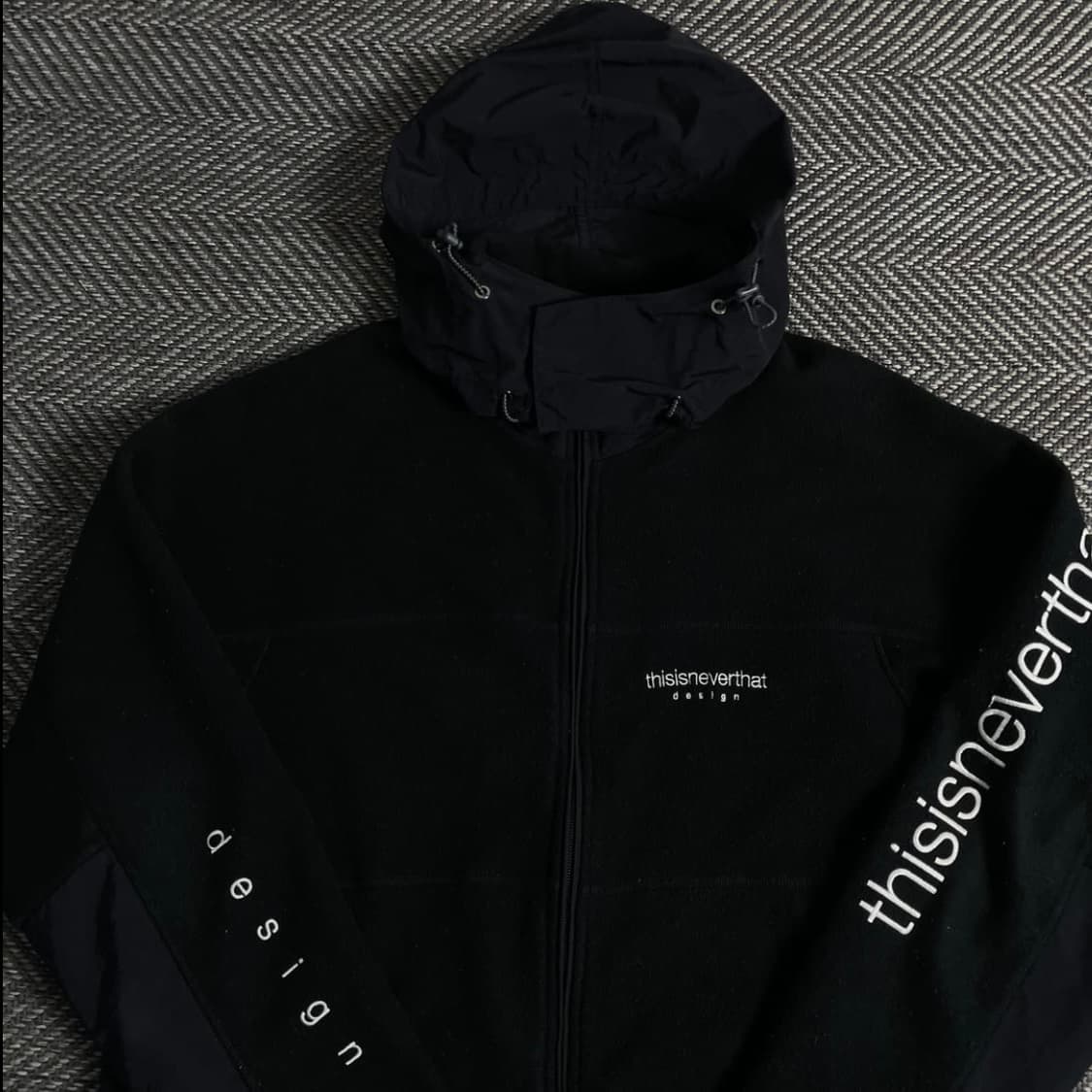 디스이즈네버댓 스펠 빅로고 후드 플리스 자켓o 4865 상품이미지3