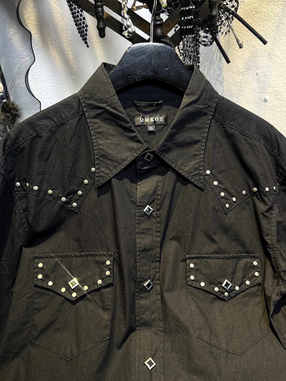 OMKOS – Stud Western Shirt  상품이미지7