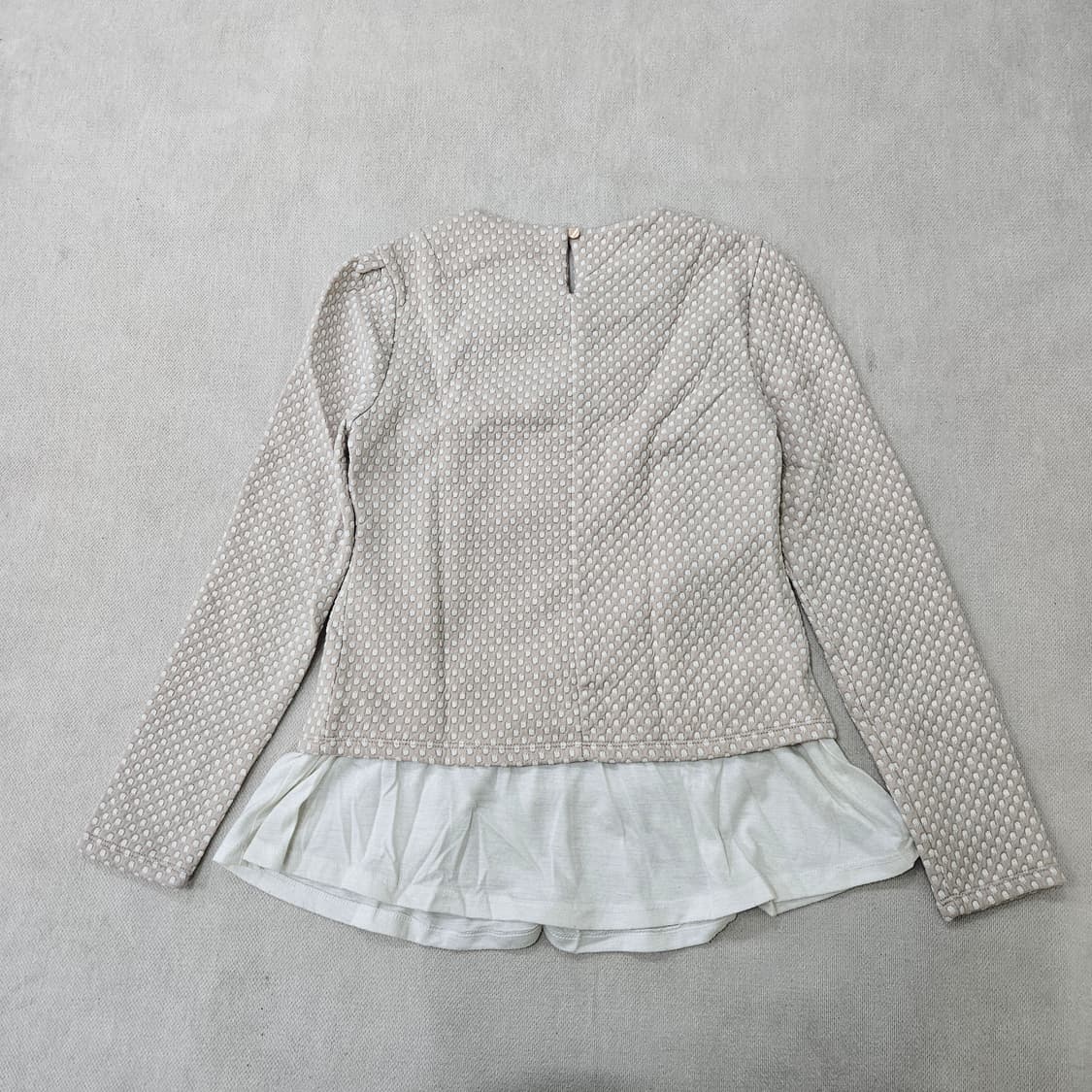 90 YESSE 레이어드 텍스처 긴팔티 0402Y 상품이미지2