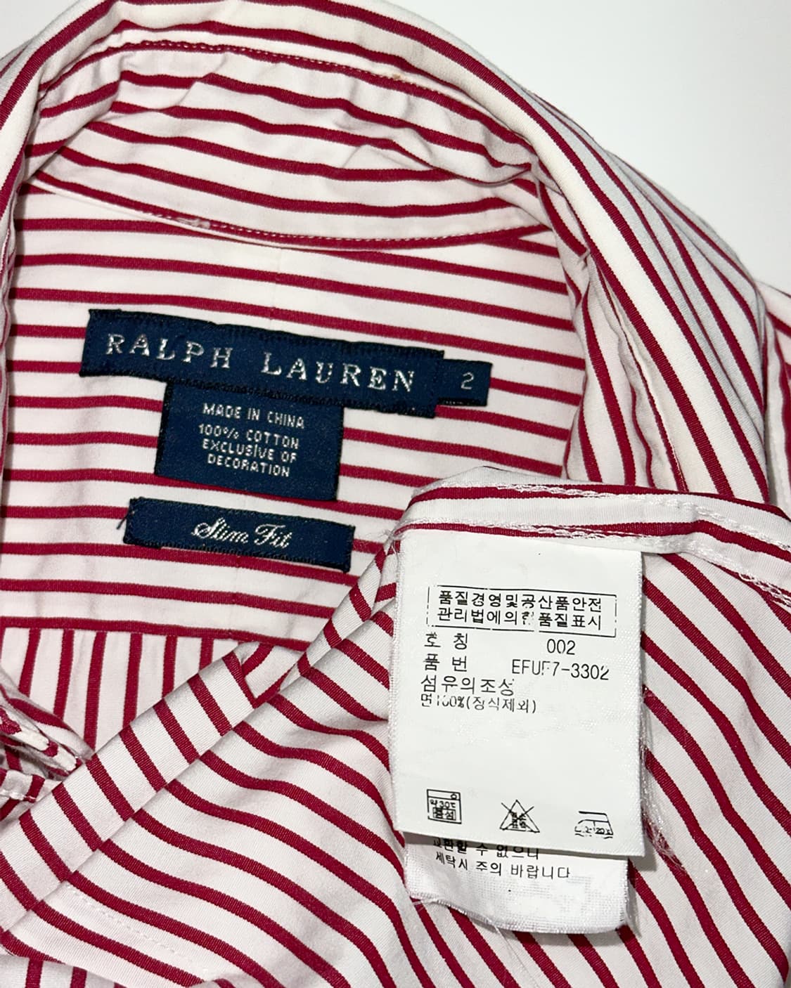 폴로 프린세스라인 스트라이프 셔츠 상품이미지3