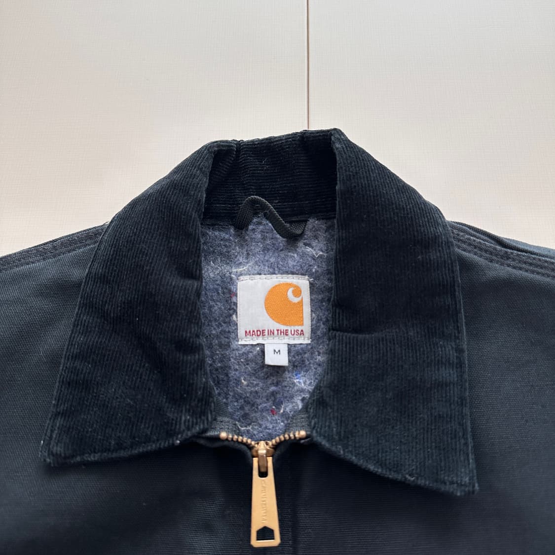 칼하트 J001 디트로이트 자켓 MADE IN USA 블랙 M  상품이미지3