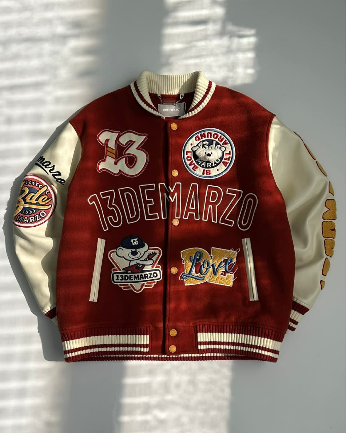 [M]13De Marzo 13드마조 레트로 인스트루먼트 바시티 자켓 상품이미지1