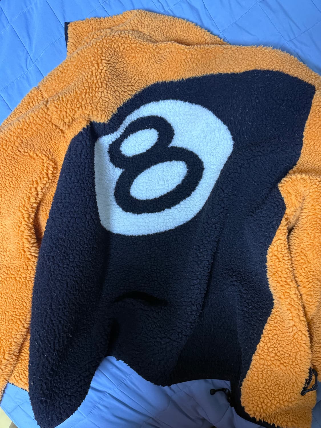 스투시8볼 쉐르파 오렌지 xxl 상품이미지2