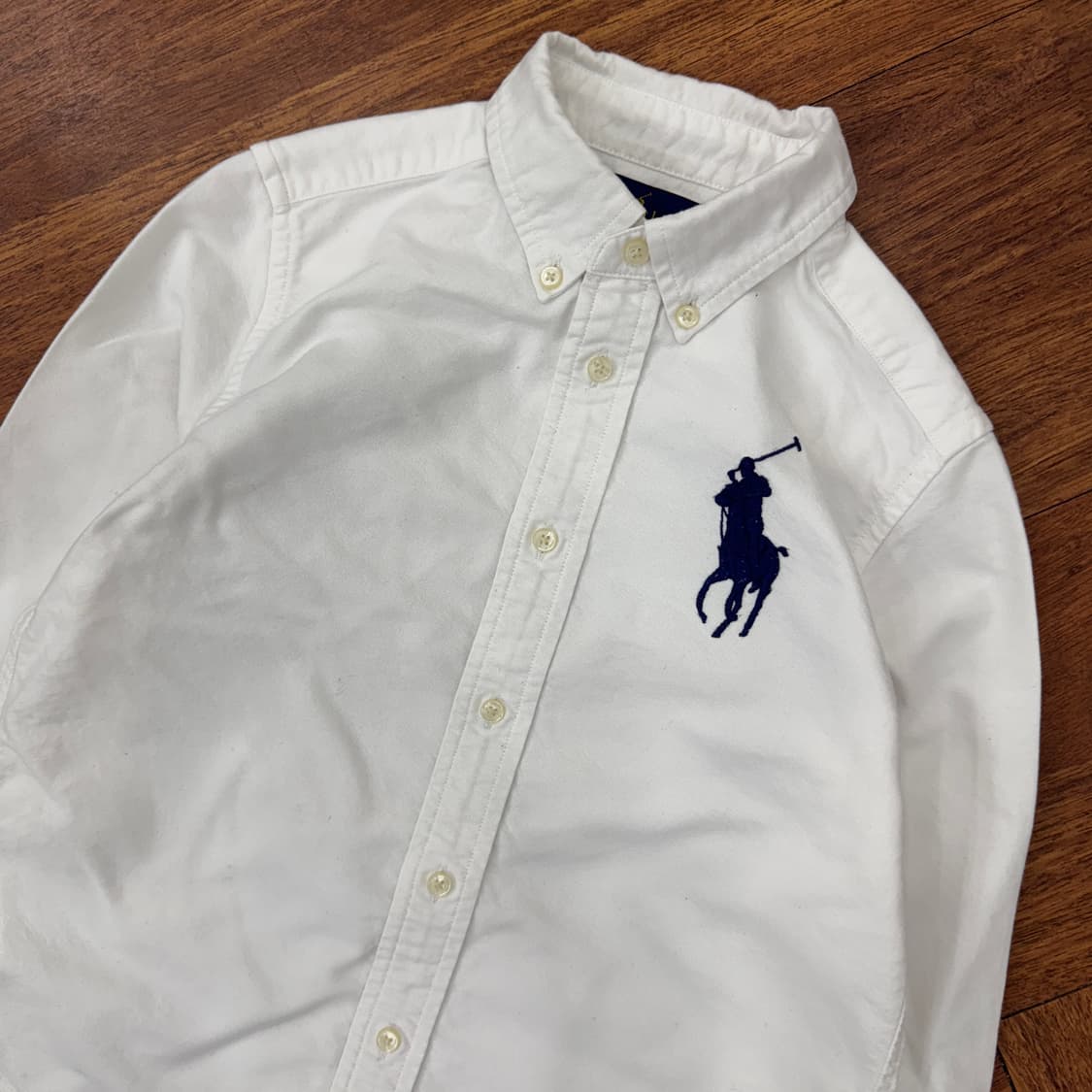 아동용 6 폴로 랄프로렌 빅포니 화이트 남방 셔츠  상품이미지2