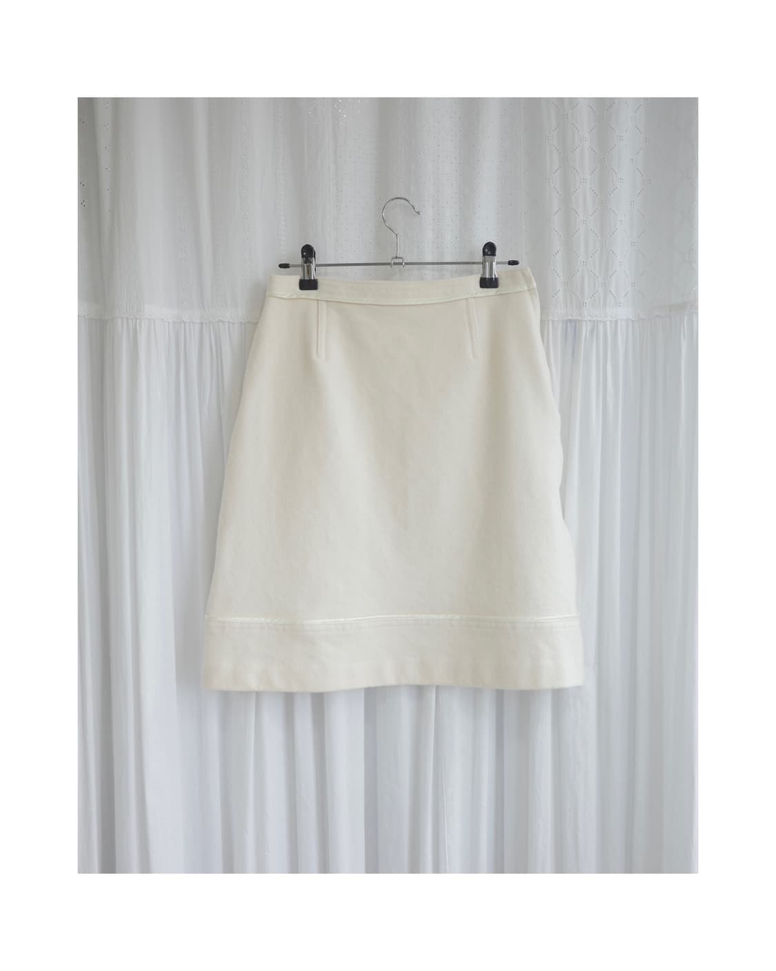 꾸레쥬, Courreges ivory skirt 상품이미지2