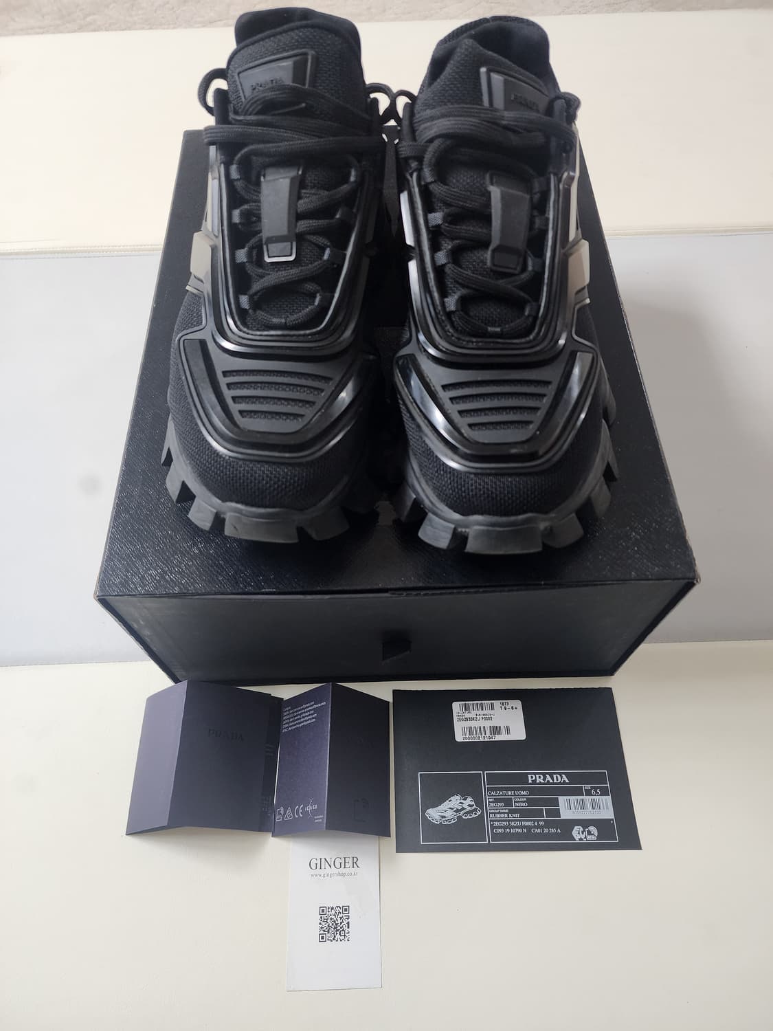 프라다 클라우드버스터 썬더 블랙 색상 6.5 상품이미지6