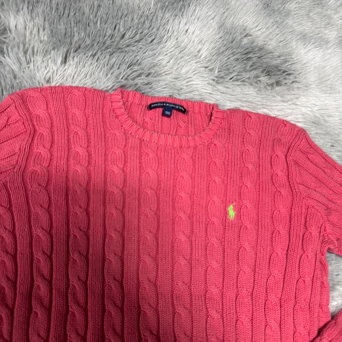 폴로 랄프로렌 케이블니트 여성 90 사이즈 상품이미지2