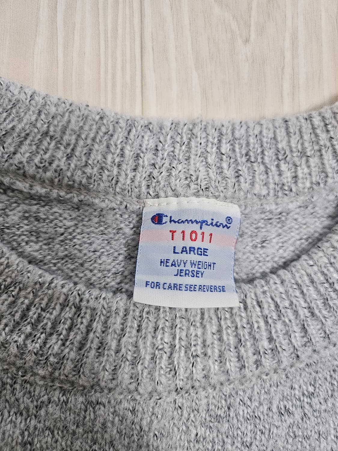 챔피온 빅로고 니트 상품이미지2