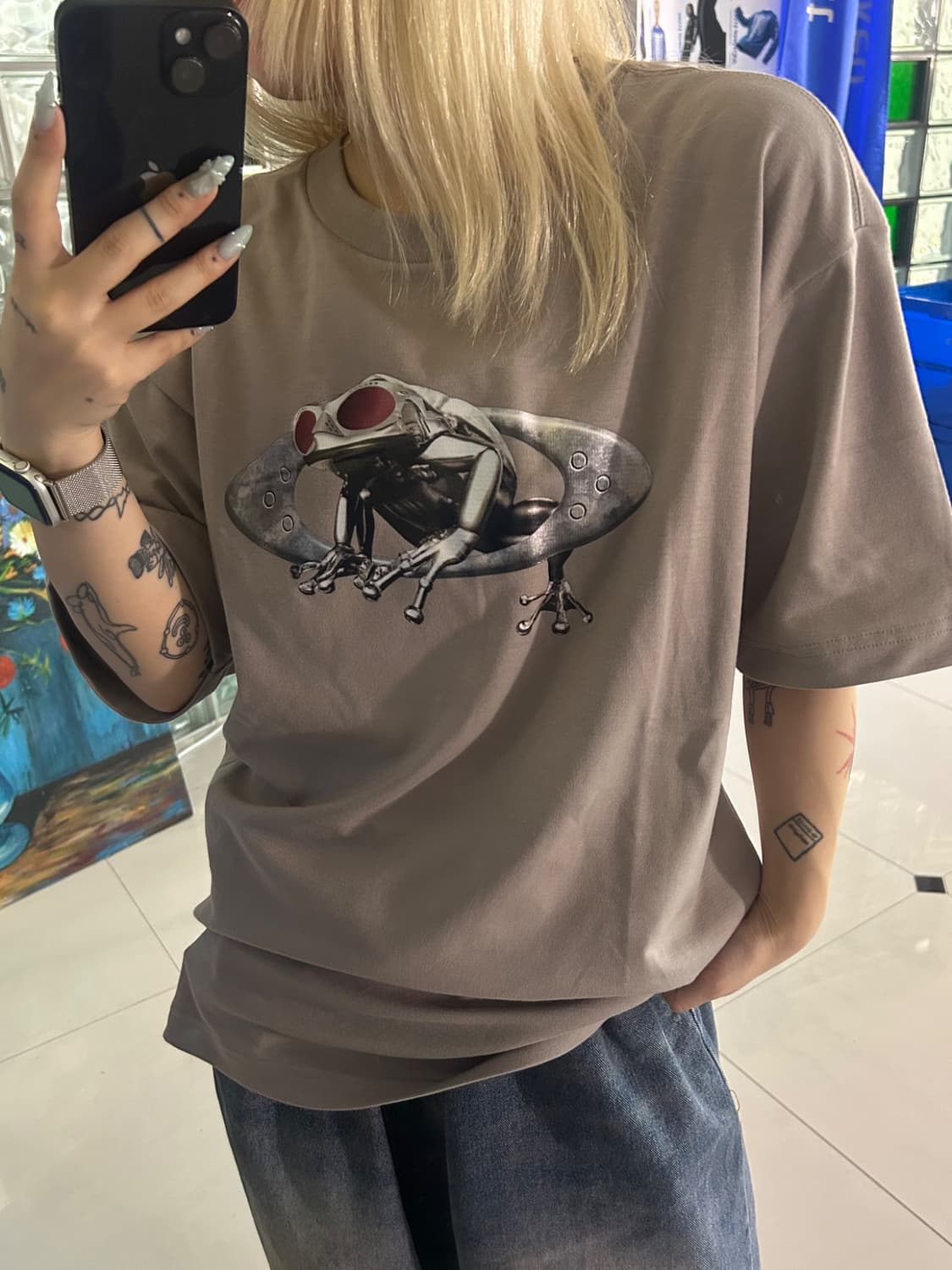 Enhance Qdc SS Tee Frog 5.0 FOA409028 상품이미지1