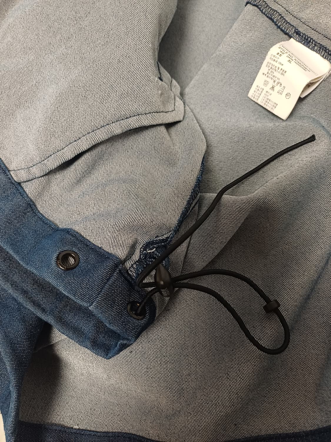 [XL] NBA 시카고 불스 다크 인디고 데님 코치 자켓(트로피컬 안감) 상품이미지10