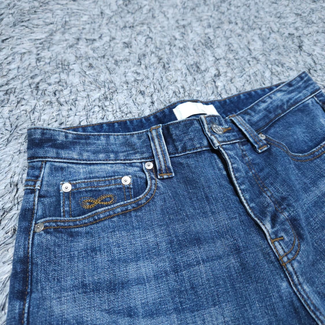 플랙진) 31 남자 슬림크롭팬츠 슬림청바지 / 왕눈이샵 상품이미지3