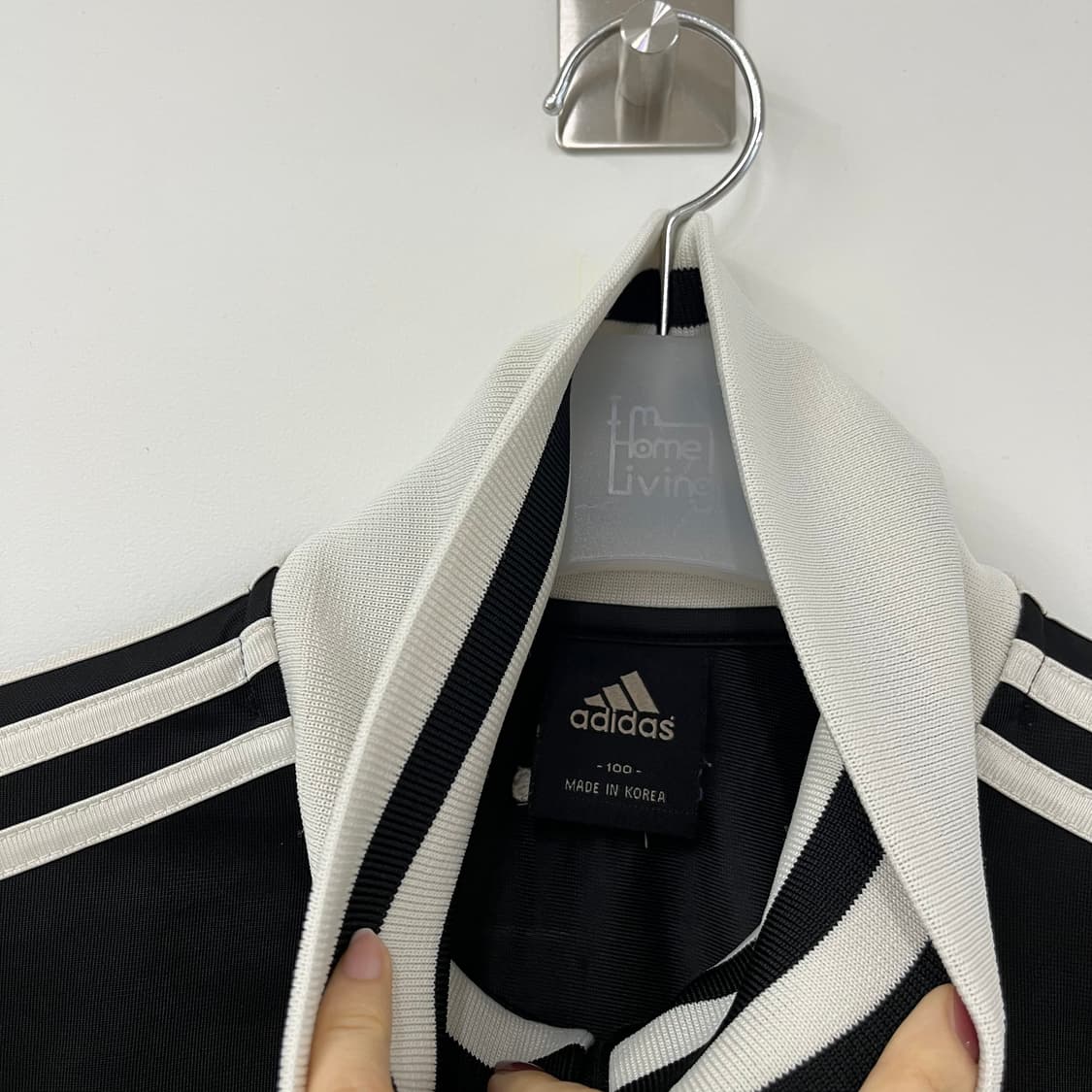 아디다스 자수로고 오레오 흰검 트랙탑 져지 상품이미지5