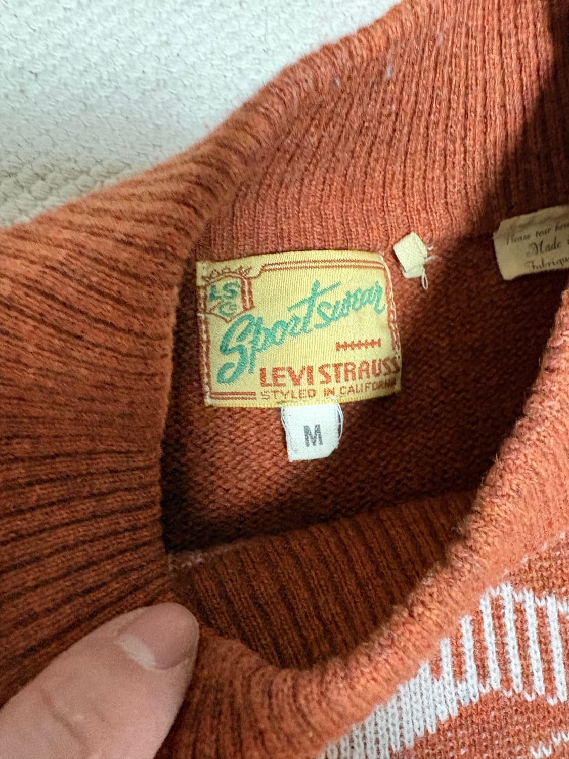 lvc 터틀넥 니트 미디움 상품이미지3