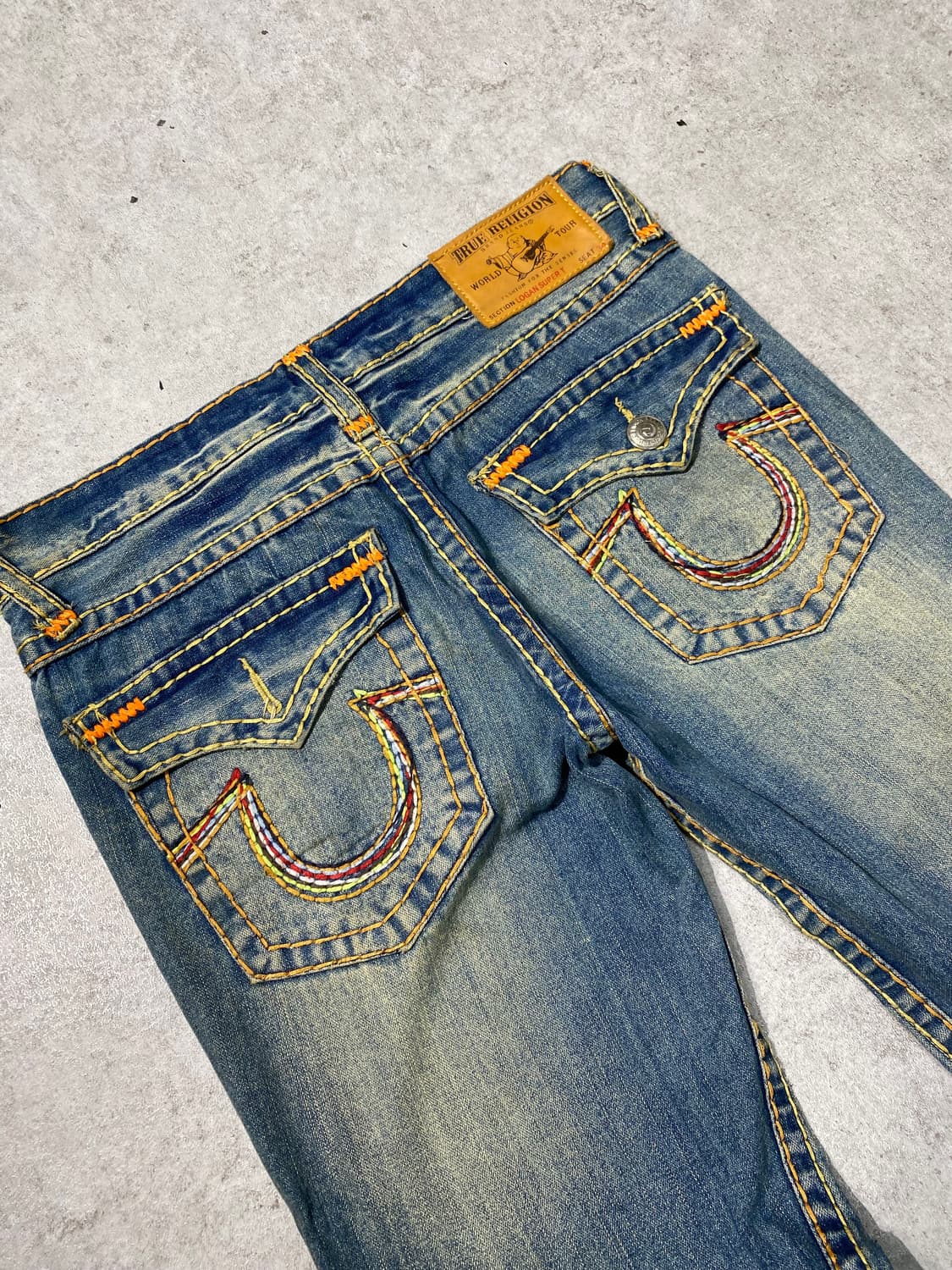 [34] True Religion 트루릴리전 슈퍼T 부츠컷 데님팬츠 상품이미지2