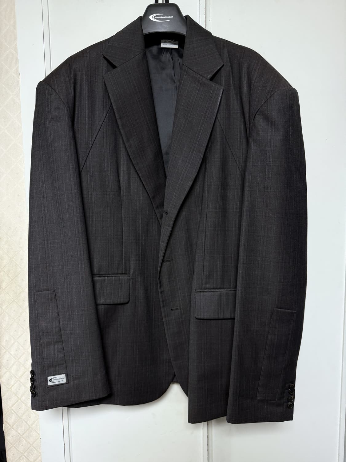 씨비전 CSC 디바이드 패널 셋업 브라운 체크 2,2 상품이미지6