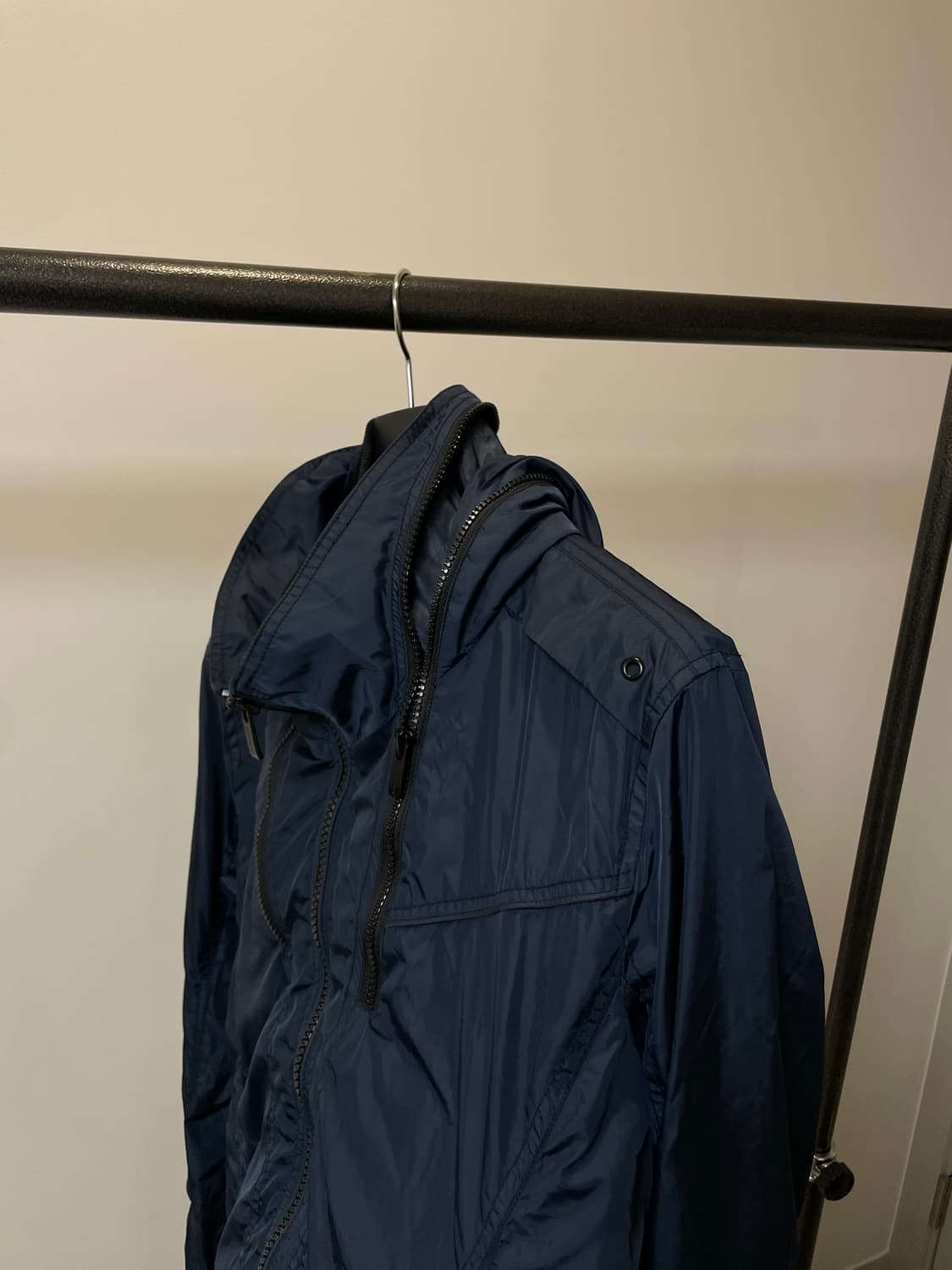 (105) tbj 네이비 락시크 블루종 바람막이 자켓 상품이미지3