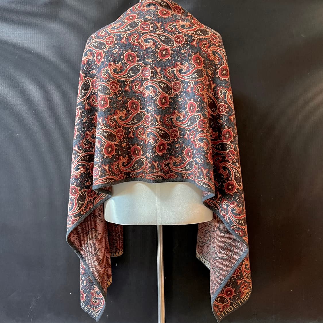 에트로 대형 울 실크 자카드 숄 머플러 상품이미지7