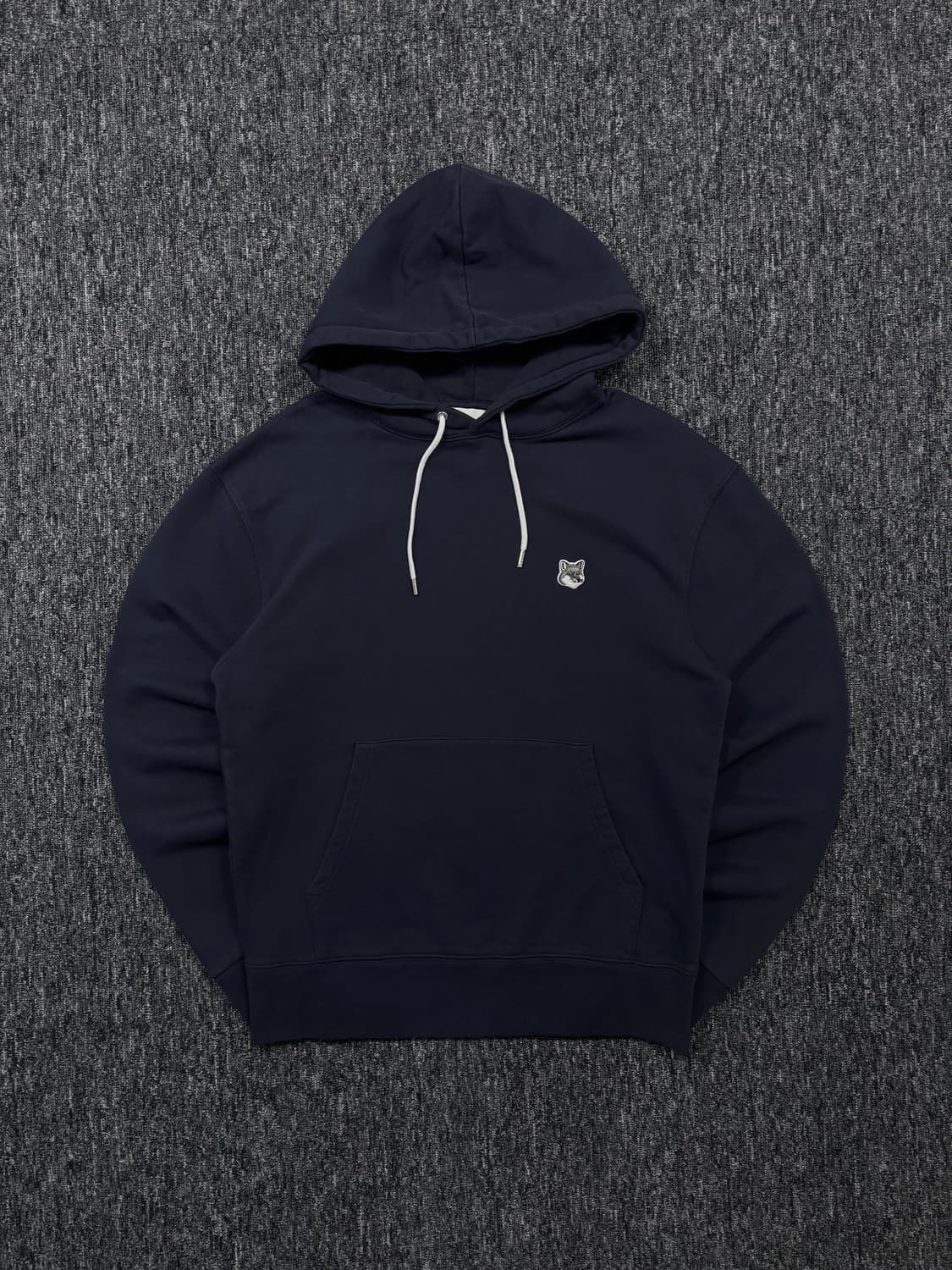 메종키츠네 폭스헤드 네이비 후드티  상품이미지3