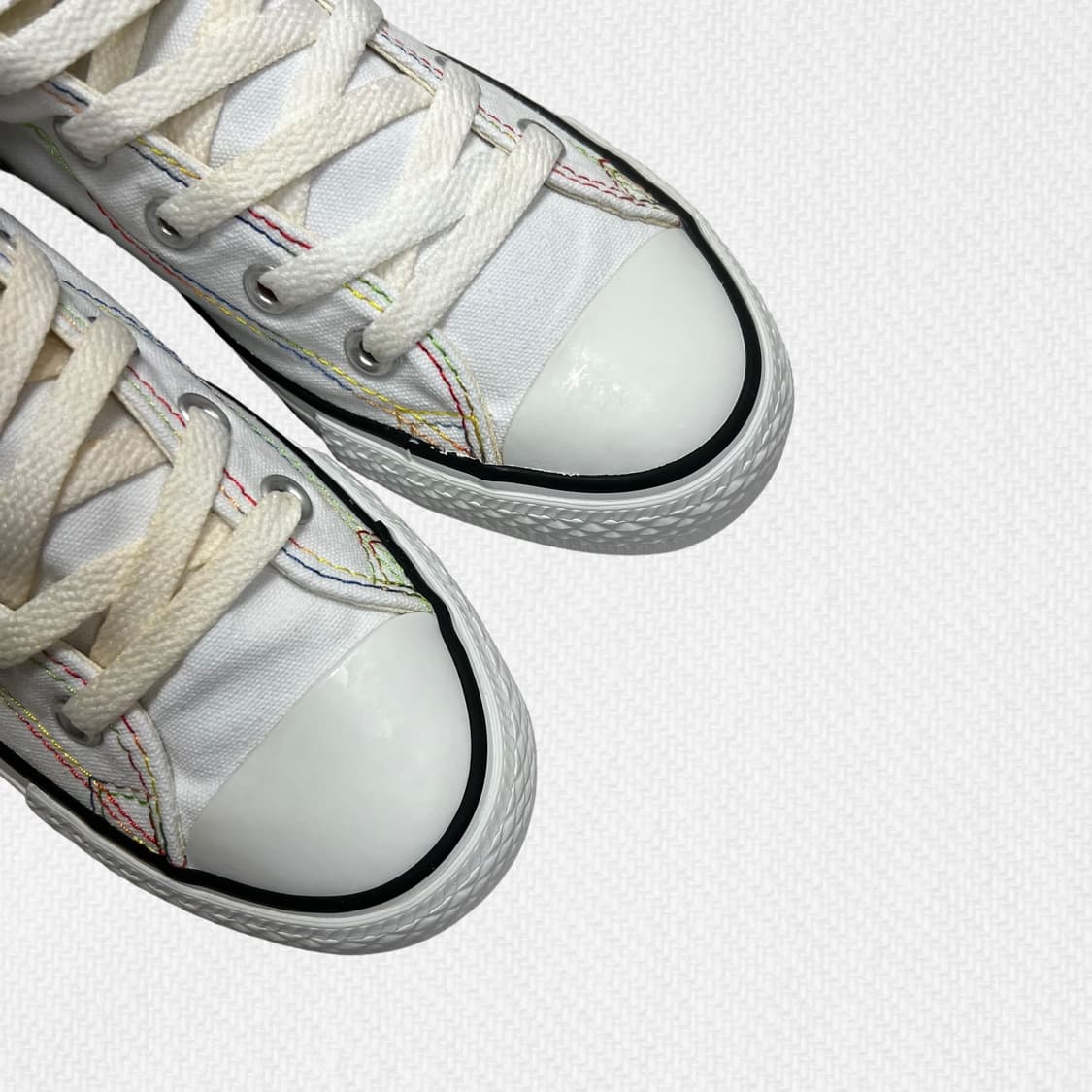 240 컨버스 척테일러 올스타 하이 레인보우 스티치 상품이미지5