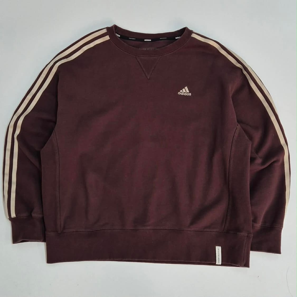 아디다스 초코브라운 3tripes 대장급 스웻셔츠 맨투맨(L) 상품이미지2
