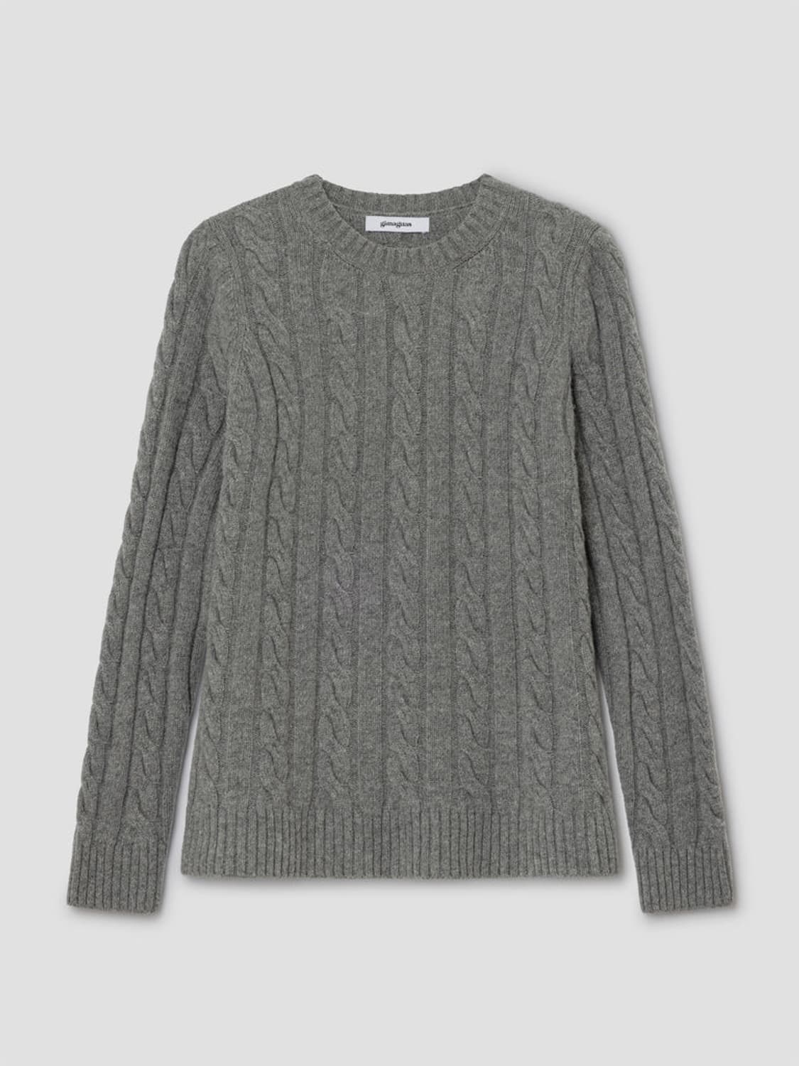 [S,M,L,XL]기마구아스 BRAID 니트/그레이 상품이미지5