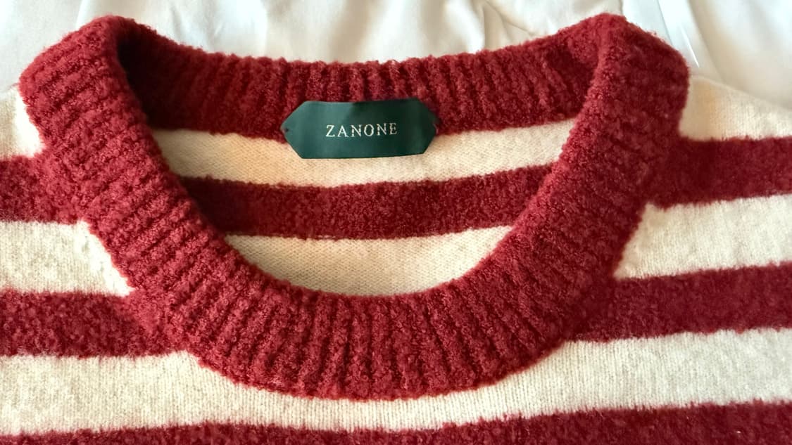 자노네 스트라이프 울 스웨터 48 상품이미지3