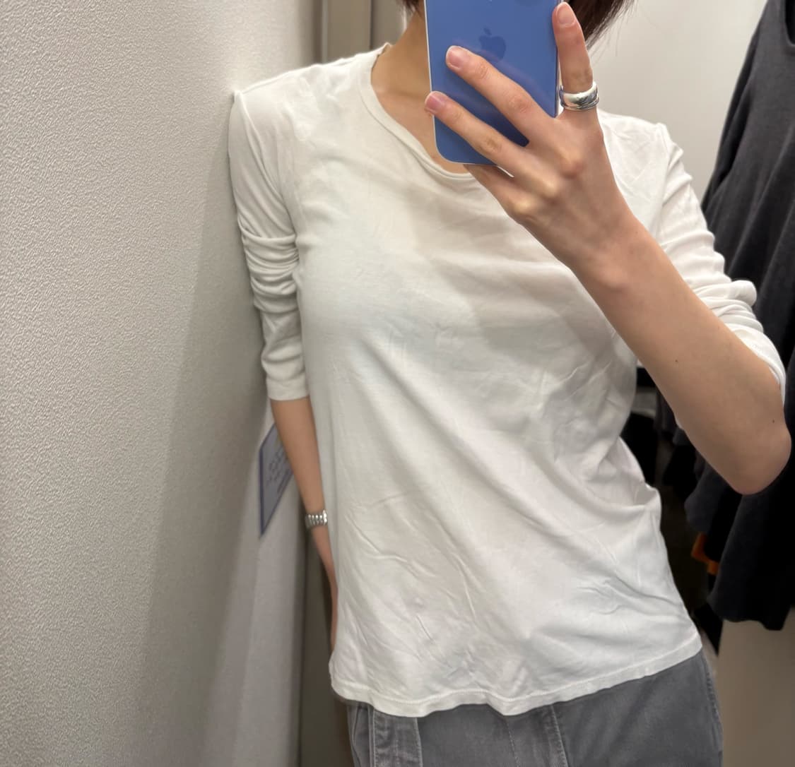 The row 오리지널 화이트 티셔츠 상품이미지1