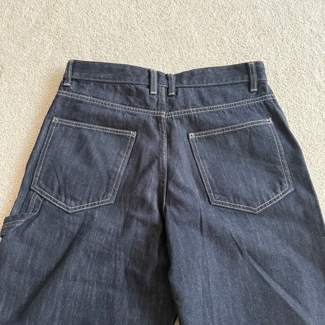 탑텐 남성 카펜터 와이드 데님 팬츠 청바지 상품이미지4