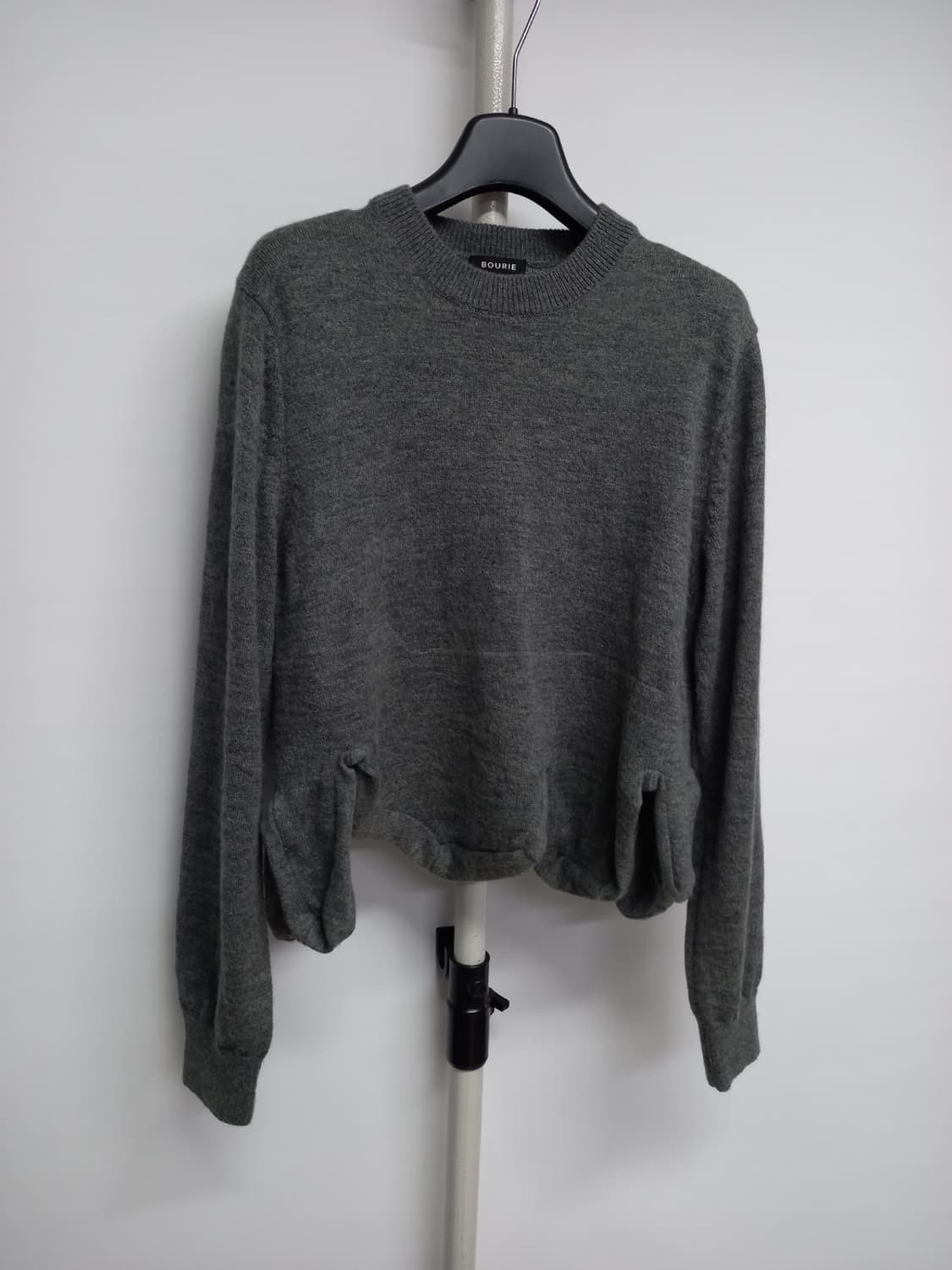 새 부리 BOURIE 춘추동 울 숏 니트 풀오버 55 44 상품이미지3