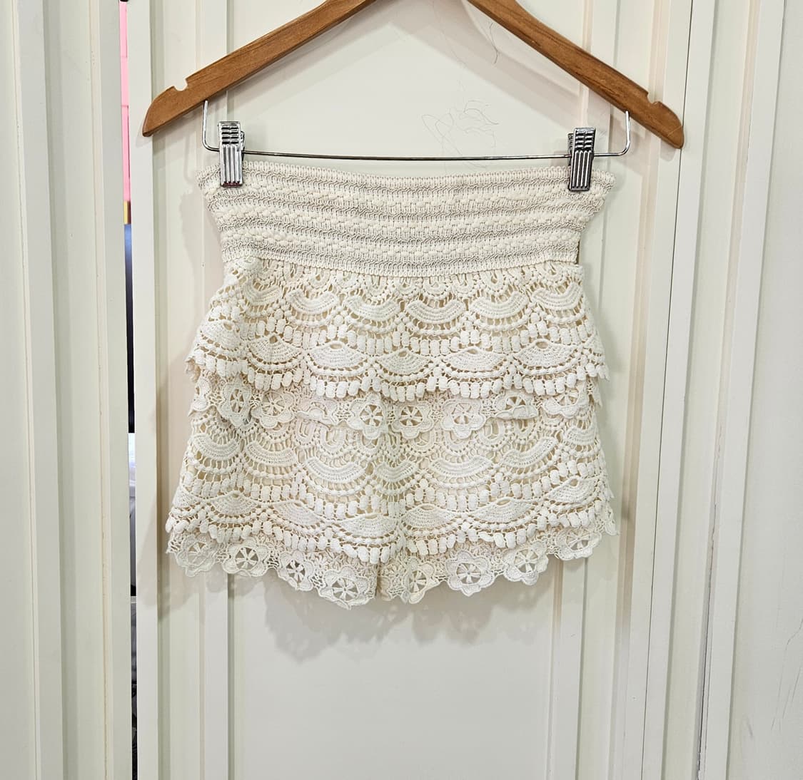 크로쉐 레이스 큐롯 팬츠 상품이미지1