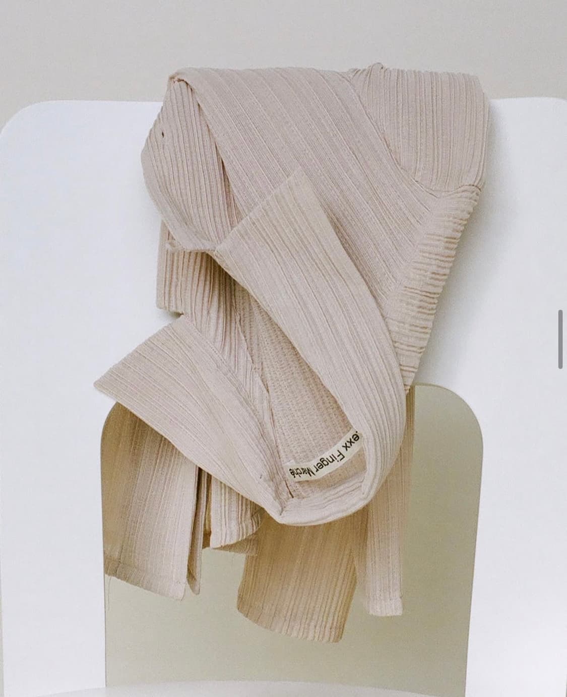 LFM Accord Crease Cardigan Beige 상품이미지1