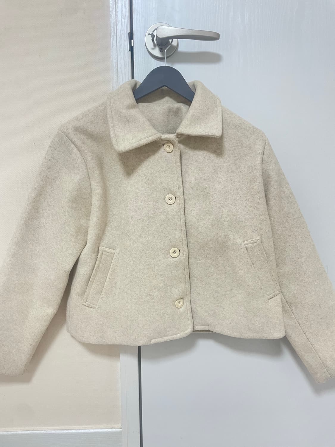 카라 베이지 자켓 상품이미지1