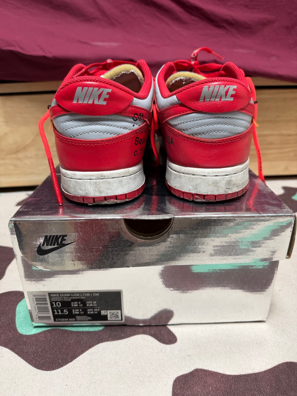 오프화이트 덩크 상품이미지5