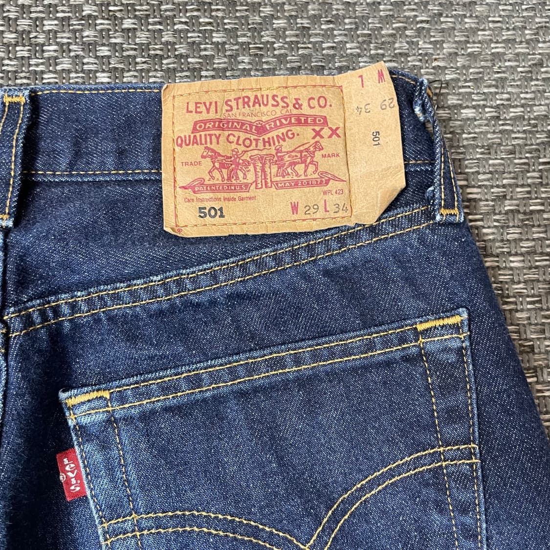 (29) 리바이스 501 진청 데님 팬츠 상품이미지5