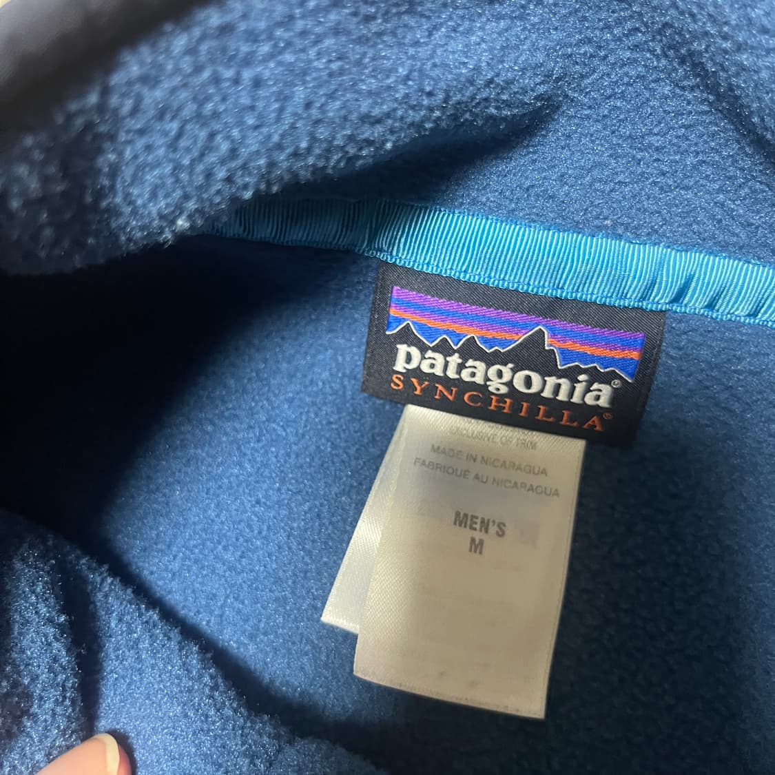 파타고니아 신칠라 스냅티 m 블루 상품이미지4