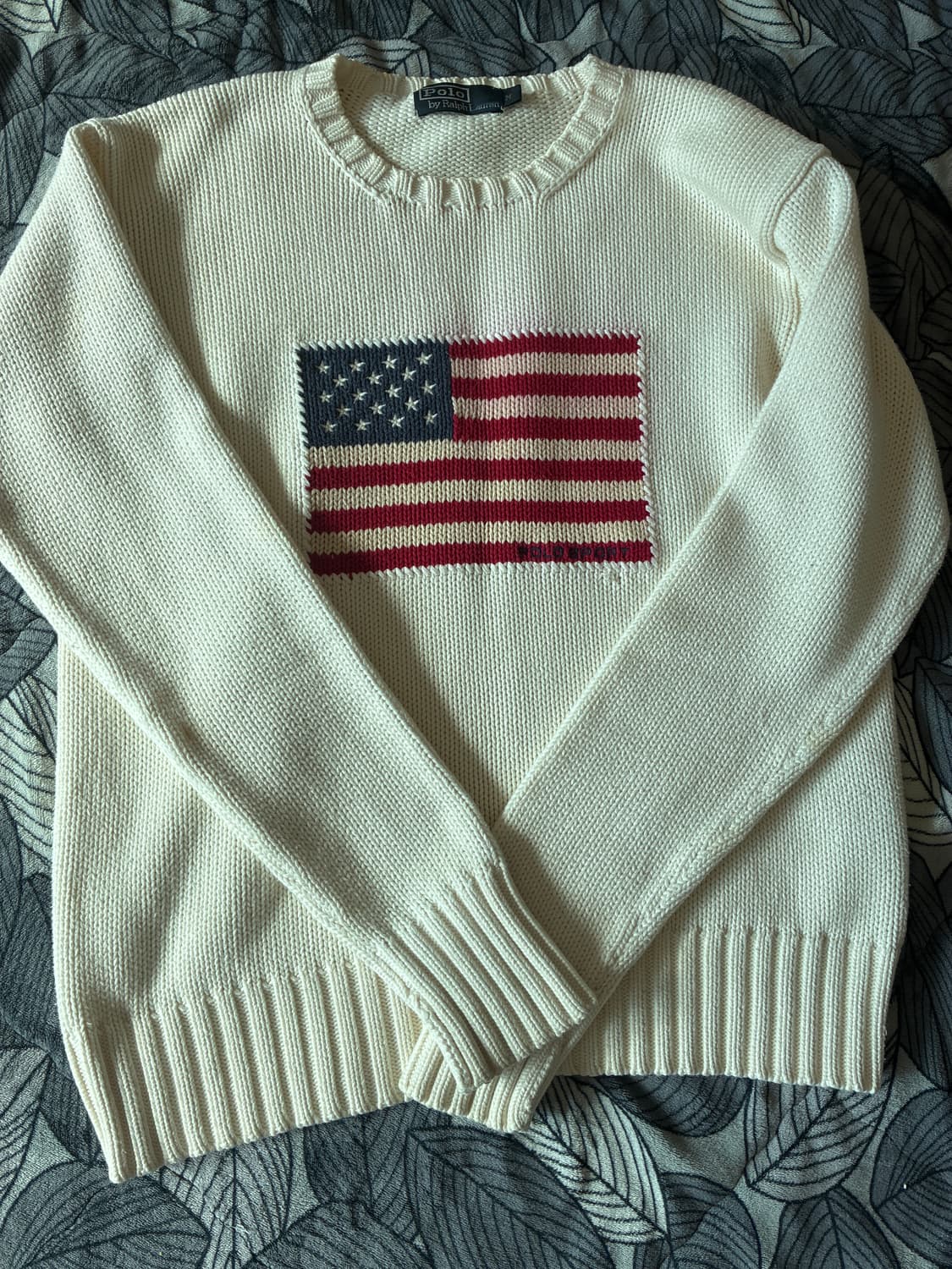폴로 랄프로렌 성조기 니트 입니다!! 상품이미지1