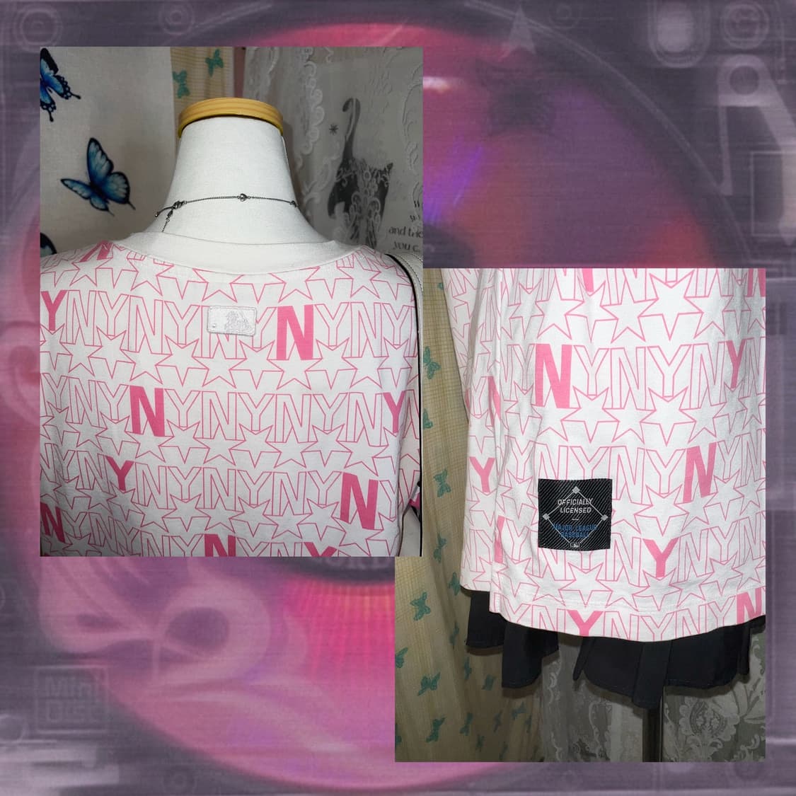 MLB 엠엘비 별 프린팅 오버핏 티셔트 상품이미지6