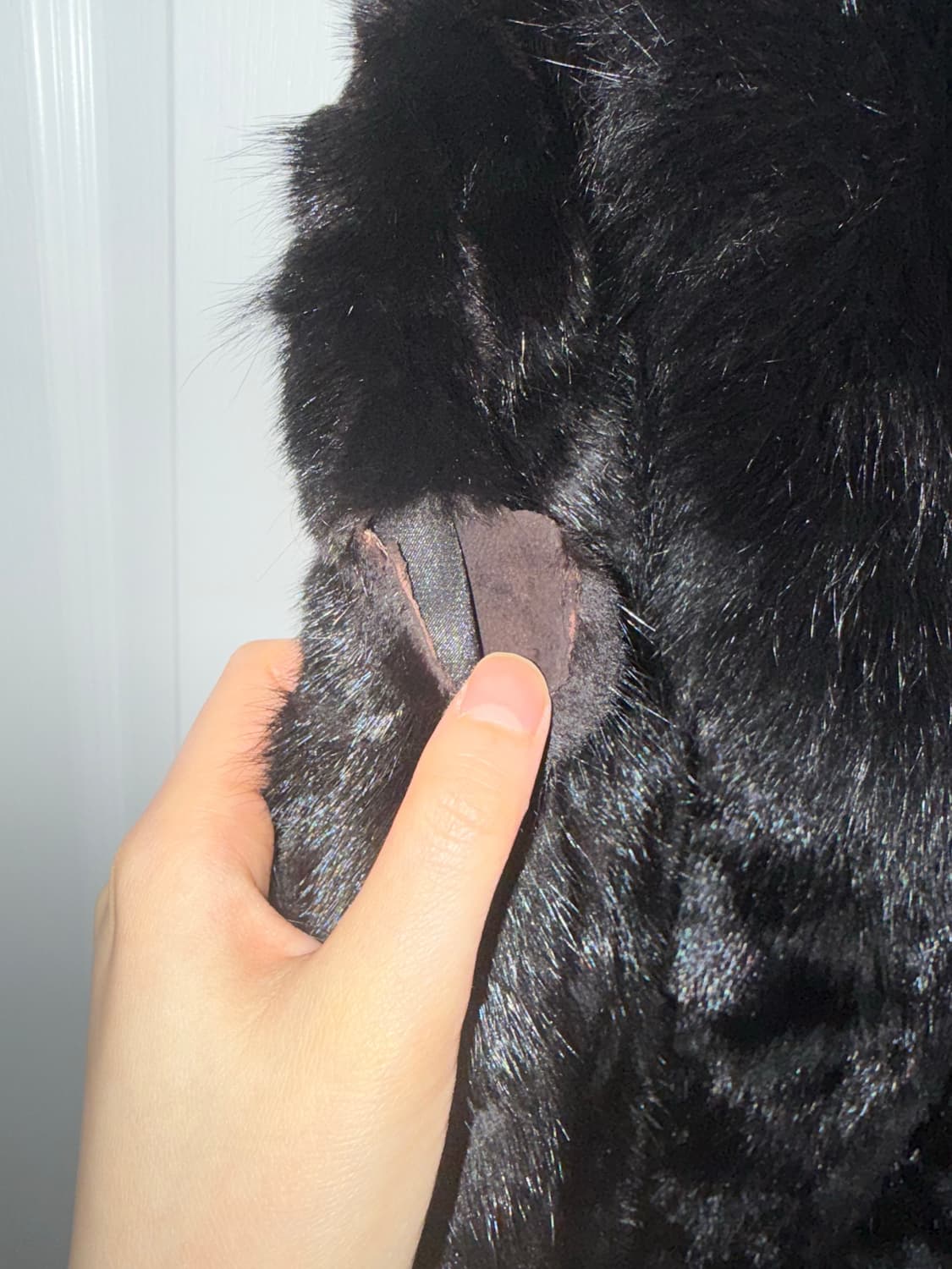 서광모피 천연 밍크 퍼 풀스킨 자켓 블랙 상품이미지4